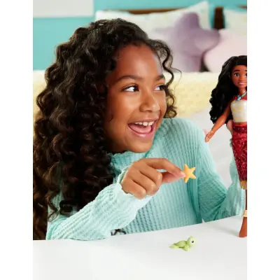 Disney Princess Disney Vaiana 2 Toys, Swimming Tautai Vaiana Fashion Doll With 2 Accessories & Color-Change Bodice - Multi/patterned - ONE SIZE