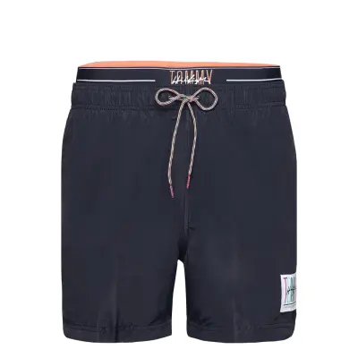 Double Wb Medium Drawstring Badshorts Blå Tommy Hilfiger