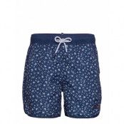 Echo Racer Swim Short Badshorts Blå Superdry