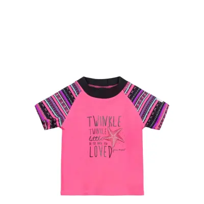 Color Kids Edy Mini Shorts Set Aop Rosa