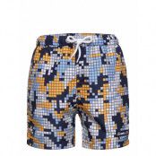 El Esci Inf Swim Short Badshorts Multi/mönstrad Ellesse