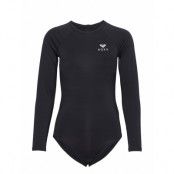Essentials Sie Back Zip Sport Swimsuits Black Roxy