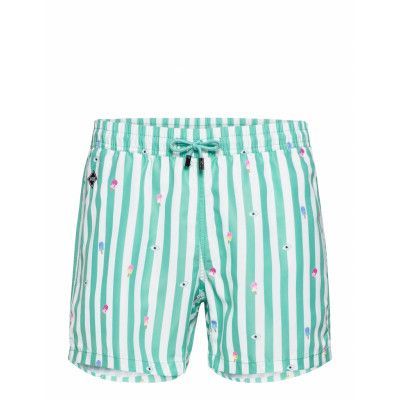 Eyes Cream Badshorts Grön Nikben