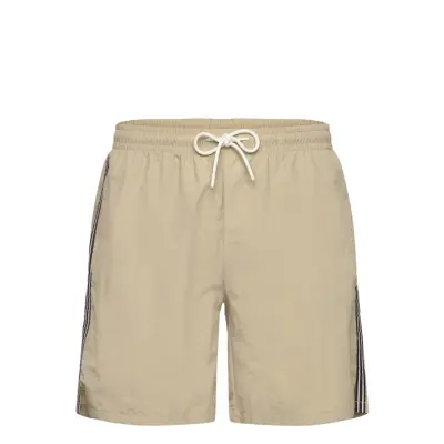 FILA Lerici Loose Heritage Tape Beach Shorts - Beige - L