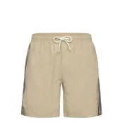 FILA Lerici Loose Heritage Tape Beach Shorts - Beige - S