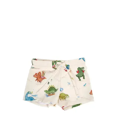 Filibabba Orla – Badeshorts 1-2 År – Dino Beach Kräm
