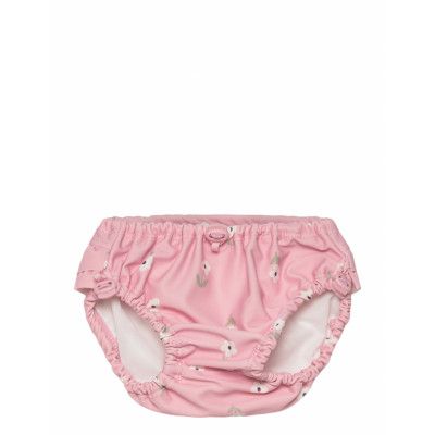 Floaties Animal And Aop Swimwear Nappie Briefs Pink Lindex