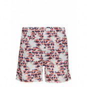 Flower Stripe Swim Shorts C.F Badshorts Multi/mönstrad GANT