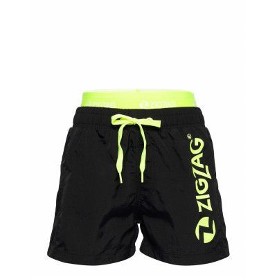 Fos Boys Boardshorts Badshorts Svart ZigZag