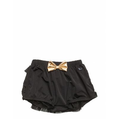 Frilly Swim Pants Swimwear Nappie Briefs Svart The Tiny Universe