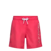 Gant Logo Lightweight Swim Shorts - Red - 134-140