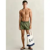 Gant Quick Dry Logo Swim Shorts - Khaki green - L