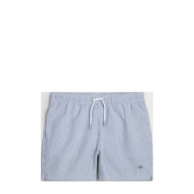 GANT Seersucker Swim Shorts Blå