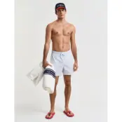 GANT Seersucker Swim Shorts - Blue - XL