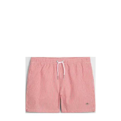 GANT Seersucker Swim Shorts Röd