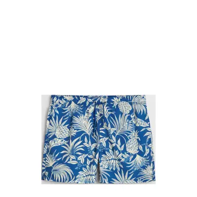 GANT Tropical Print Swim Shorts Blå