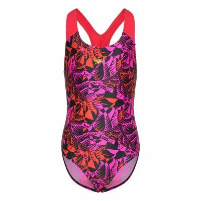 Speedo Girls Digital Allover Splashback Rosa