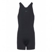 Girls Endurance+ Legsuit Sport Swimsuits Black Speedo