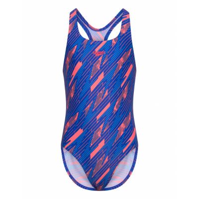 Speedo Girls Hyperboom Allover Medalist Blå