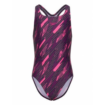 Speedo Girls Hyperboom Allover Medalist Rosa