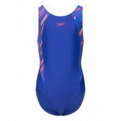 Speedo Girls Hyperboom Splice Muscleback Blå