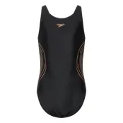 Speedo Girls Placmement Muscleback Svart