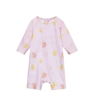 Goldie Printed Uv Suit Swimwear UV Clothing UV Suits Rosa Mini A Ture