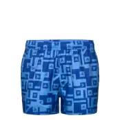 Graphic Swim Shorts Badshorts Blå Adidas Performance