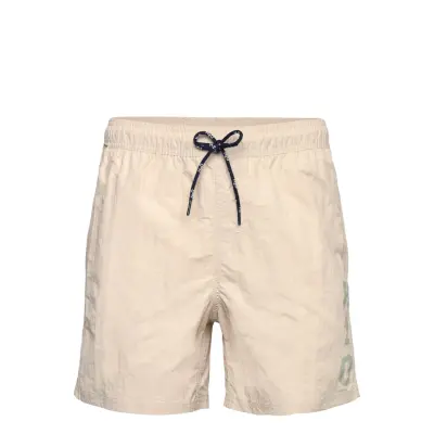 H2O Leisure Logo Swim Shorts Beige