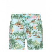 GANT Hawaii Print Swim Shorts Multi/patterned