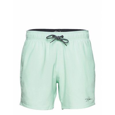 Hco. Guys Swim Badshorts Grön Hollister