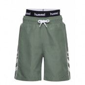 Hmlblake Board Shorts *Villkorat Erbjudande Badshorts Grön Hummel