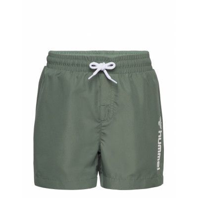 Hmlbondi Board Shorts *Villkorat Erbjudande Badshorts Grön Hummel