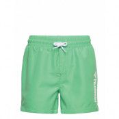 Hmlbondi Board Shorts *Villkorat Erbjudande Badshorts Grön Hummel