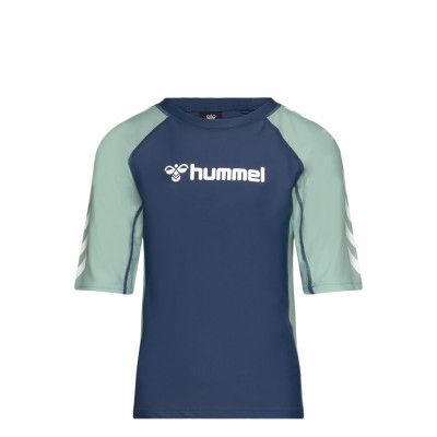 Hummel Hmlfiji Swim Tee Marinblå