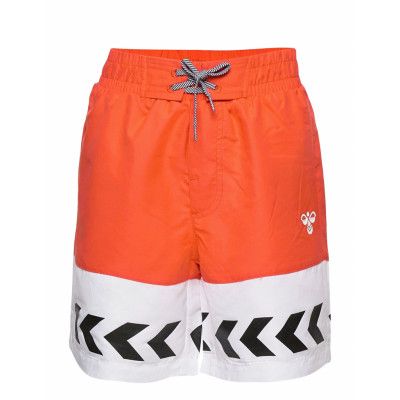 Hmljason Board Shorts Badshorts Röd Hummel