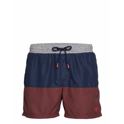 Hmlramsey Board Shorts Badshorts Blå Hummel