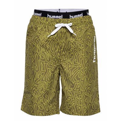 Hmlrio Board Shorts Badshorts Grön Hummel