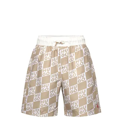 Hugo Kids Swim Shorts - Beige - 140