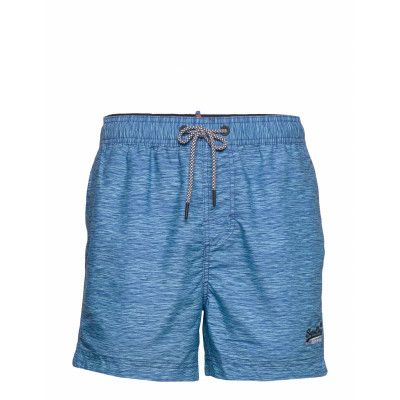 Hyper Beach Volley Swim Short Badshorts Blå Superdry