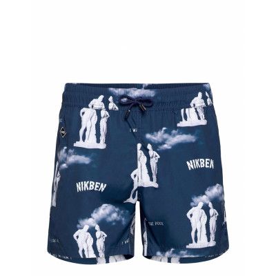 I Was In The Pool Badshorts Blå Nikben