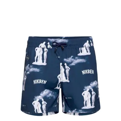 I Was In The Pool Badshorts Blå Nikben