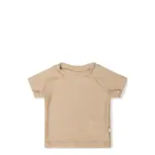 Ibe Swim T-Shirt Swimwear Uv Clothing Uv Tops Beige That's Mine