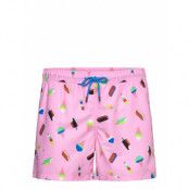 Happy Socks Ice Cream Swim Shorts Rosa