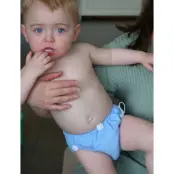 Imse Vimse Swim Diaper Drawstring L/Xl 9-14Kg, Light Blue - Blue - L/XL 9-14KG