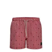 Jack & J S Jpstmaui Jjswim Mini Stripe Akm Sn Röd