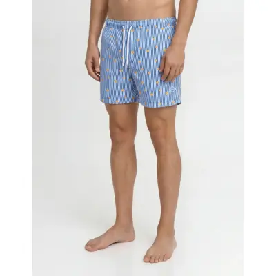 Jack & Jones Jpstmaui Breeze Mini Stripe Swim Srt Sn - Blue - XL