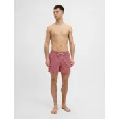 Jack & Jones Jpstmaui Jjswim Mini Stripe Akm Sn - Red - S