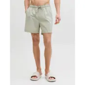 Jack & Jones Jpstmaui Norrebro Swim Shorts Reg Ret - White - XL