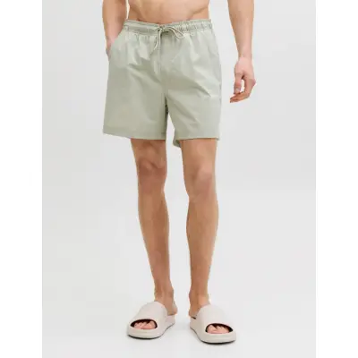 Jack & Jones Jpstmaui Norrebro Swim Shorts Reg Ret - White - XL